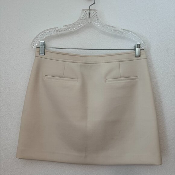 Theory Snap Mini Skirt With Wrap Detail | Size 8 - Picture 2 of 5